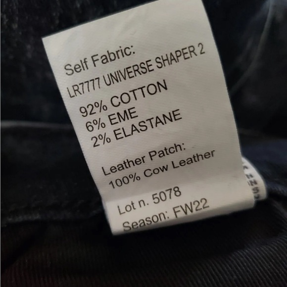 R13 Shelley Slim in black - Picture 3 of 7